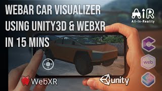 WebAR Car Visualizer  Augmented Reality in Browser using Unity3D  WebXRBrand New 2021 [upl. by Ralleigh]