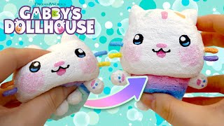 DIY Cakey amp Pandy Squishy  GABBYS DOLLHOUSE [upl. by Elehcar942]