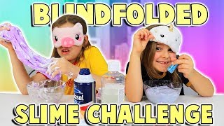 BLINDFOLDED SLIME CHALLENGE  JKrew [upl. by Odarbil]