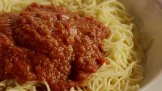 How to Make Quick Spaghetti Sauce  Pasta Recipes  Allrecipescom [upl. by Nnyleahs]