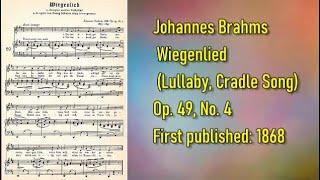 Brahms Lullaby Lyric Video German with English Translation [upl. by Persse786]