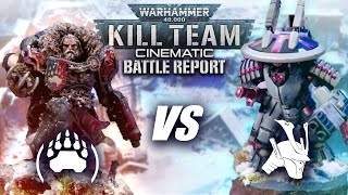 Space Bears Vs Tau Sakura  Warhammer 40k Killteam Cinematic Battle Report [upl. by Brubaker586]