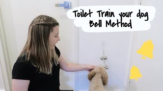 How to Potty Train your Puppy 🐶🔔  BELL METHOD [upl. by Lohse]