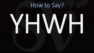 How to Pronounce YHWH CORRECTLY  Jehovah Yahweh Pronunciation [upl. by Azeret549]