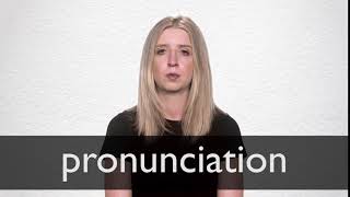 How to pronounce PRONUNCIATION in British English [upl. by Enairda]