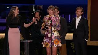 Taylor Swift Wins Album Of The Year  2021 GRAMMY Awards Show Acceptance Speech [upl. by Ailimac]