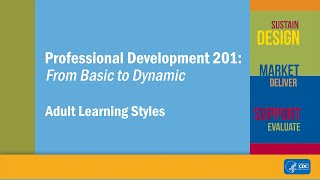 PD201  Adult Learning Styles [upl. by Anahsahs222]