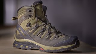 600 Mile Lightweight Waterproof Hiking Boots Review Salomon Quest 4D GTX [upl. by Annahsal761]