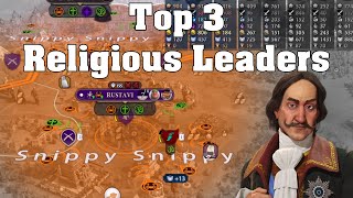 Top 3 Religious Civs in Civilization VI [upl. by Holmann]