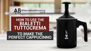 How to Use the Bialetti Tuttocrema Milk Frother [upl. by Ardnuyek693]