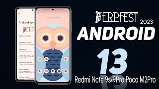 DerpFest OS Update 2023 Android 13 Redmi Note 9s miatoll xiaomi poco [upl. by Gillett]