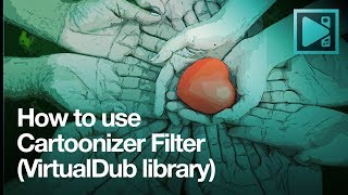 Lifehack use Cartoonizer filter from VirtualDub library in VSDC Video Editor [upl. by Novahs238]