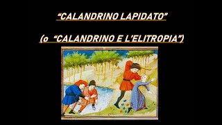 Letteratura Classe Seconda Boccaccio quotCalandrino lapidatoquot parte 1 [upl. by Rosy292]