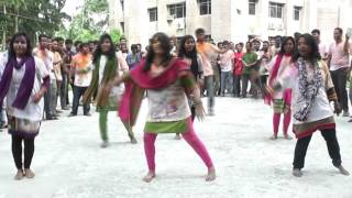 flash mob MBSTU TEXTILE 7th batch Rag Day [upl. by Dyche]