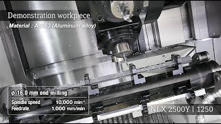 NLX25001250 加工デモンストレーションDemonstration workpiece [upl. by Mountfort]