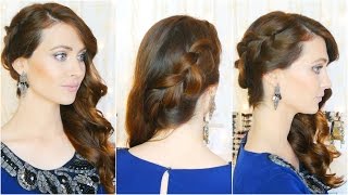 Peinado elegante de fiestaocasiones especiales Elegant and Easy Hairstyle for parties Lizy P [upl. by Schonfeld113]