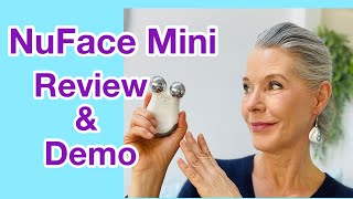 NuFace Mini TUTORIAL  3 MONTH MICRO CURRANT ANTIAGING UPDATE  Over 50 Beauty [upl. by Colley]