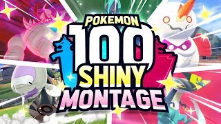 100 EPIC SHINY POKEMON REACTIONS Pokemon Sword and Shield Shiny Montage [upl. by Adliwa]