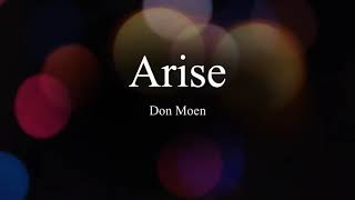 Arise  Don Moen Karaoke Track [upl. by Ojibbob]