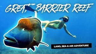 THE BEST WAY TO SEE THE GREAT BARRIER REEF Cairns Australia Snorkel Scuba Dive amp Helicopter [upl. by Harold37]