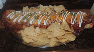 Huge 6lb Chicken Burrito Challenge in Fort Lauderdale Florida [upl. by Farrand]