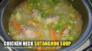 How To Cook Chicken Sotanghon Soup  Sotanghon Soup Easy Recipe  Chicken Neck Recipe [upl. by Enid]