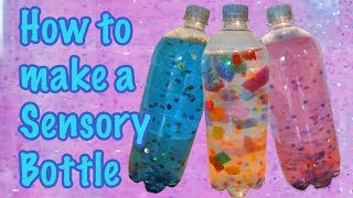 How to make a Sensory Bottle  Easy  Quick  DIY [upl. by Willem]