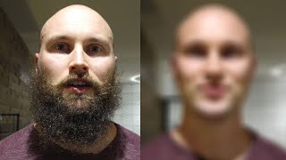 Shaving My 3 Year Beard Clean Off With A Single Bladed Razor [upl. by Mycah408]