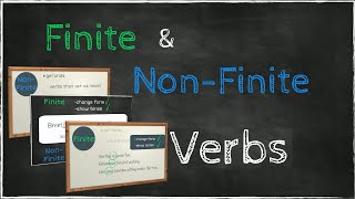 Finite vs NonFinite Verbs  Learn English  EasyTeaching [upl. by Adan]