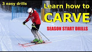 Learn how to CARVE  3 EASY DRILLS [upl. by Nangatrad]