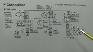 Autonics TK4  How to wiring amp change setting PT100 ohm  RTD temperature sensor [upl. by Buyers]