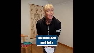 Träna ryggen med Sofia [upl. by Yssak]