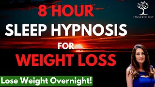 Sleep Hypnosis for Weight Loss amp Exercise Motivation Subliminal Voice Hypnosis  Dark Stream [upl. by Jordison]