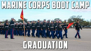 USMC GRADUATION  Bravo amp November Company Distinguished Honor Graduates [upl. by Nylrehs]