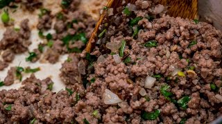 The Tastiest Samosa Minced meat Filling [upl. by Arjan]