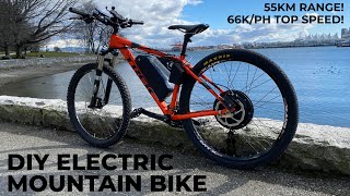 Building a FAST ELECTRIC BIKE With a 1500W Conversion Kit  Trek Mountain Bike [upl. by Ki]