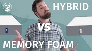 Memory Foam vs Hybrid Mattress  Which Is Best [upl. by Aynor]