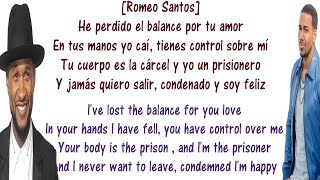 Promise  Romeo Santos ft Usher Lyrics English and Spanish  Translation to English AND to Spanish [upl. by Russell589]