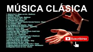 MÚSICA CLÁSICA Beethoven Mozart Vivaldi Bach Chopin Tchaikovsky Rossini Grieg Handel Liszt [upl. by Cram]