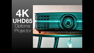 Optoma UHD65 Incredible 4K Colour Accuracy and Contrast Ratio [upl. by Nolyag]