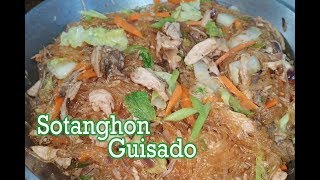 How to cook Sotanghon Guisado  Pancit Sotanghon Guisado  Vermicelli Noodles [upl. by Aerona]