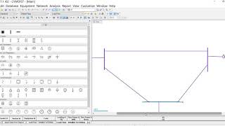 CYME LOAD FLOW ANALYSIS BASIC STEPS [upl. by Leirbag]