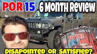 POR15 Rust Preventative 6 Month Review  Flying Wheels [upl. by Dreeda242]