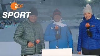 Live vom BiathlonWeltcup in Oberhof  ZDF SPORTextra [upl. by Ailes]