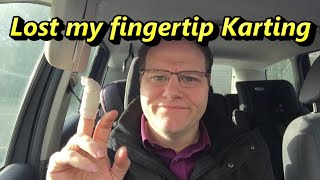 Severed finger in Karting Crash [upl. by Georglana]