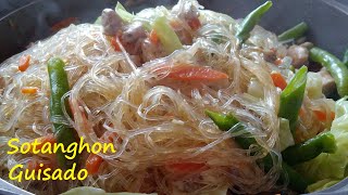 How to cook Sotanghon Guisado Sauteed Vermicelli NoodlesSotanghon Guisado Recipe FOODS ETCETERA [upl. by Barren]