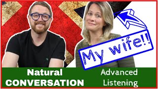 Natural CONVERSATION in ENGLISH ADVANCED listening Comprehension  ONLY ENGLISH [upl. by Grantland]