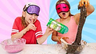 CILLA CHEATED AGAIN Blindfolded Slime Challenge  JKrew [upl. by Rozalin568]