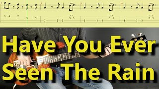 CCR  Have You Ever Seen The Rain Bass cover with TAB [upl. by Adolph]