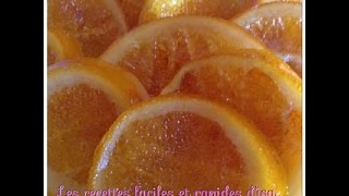 Recette dorange confit facile [upl. by Ecylla]